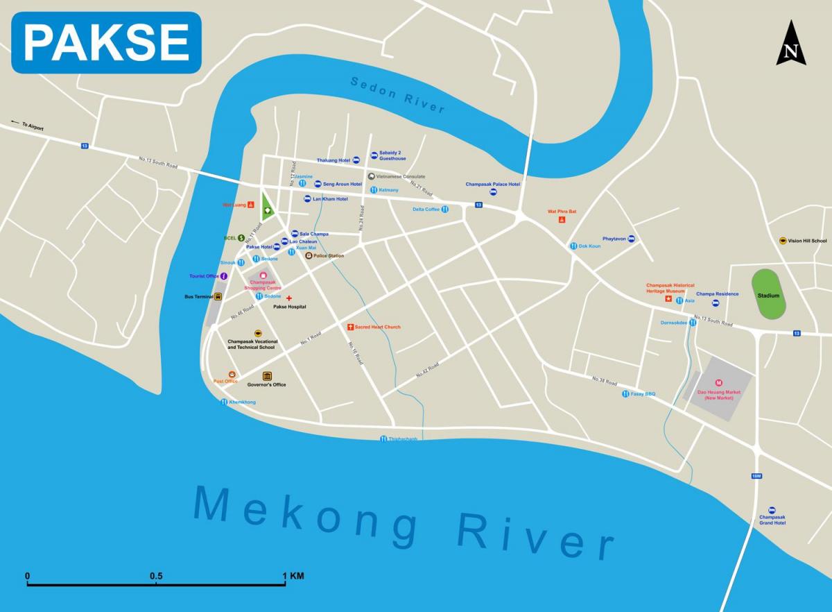 карта пакс Лаос